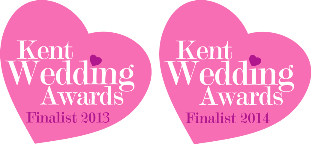 Kent Wedding Awards Finalist 2013 and 2014
