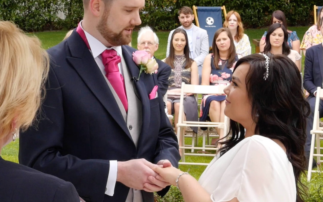Mimi and Chris get married at The Spa Hotel
